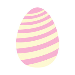 happy easter egg painted