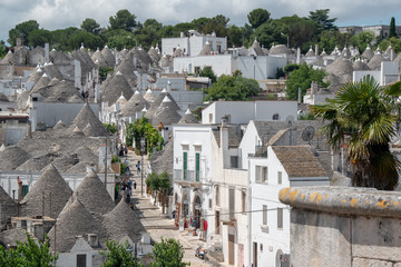 village in Italy (Alberobello)