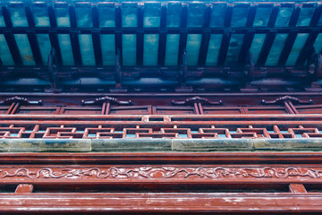 Yuyuan Garden Architectural Detail View, Shanghai, China
