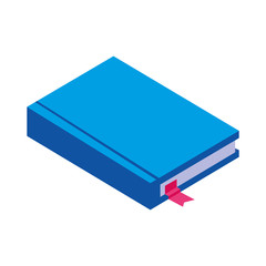 text book isolated icon