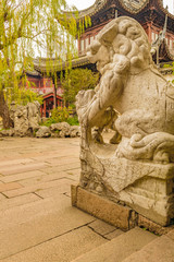 Lion Sculpture, Yuyuan Garden, Shanghai, China