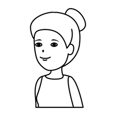 beautiful woman avatar character