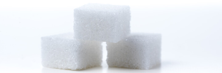 Würfelzucker gestapelt
