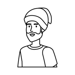 young man with ski mask avatar character