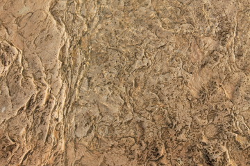 Layered mountain natural texture of ochre color