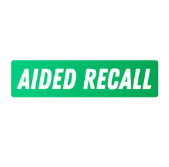 aided recall advertising sticker