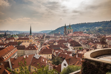 Prague rooftops
