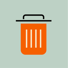 Garbage icon illustration