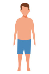 Fototapeta premium man wearing swimwear