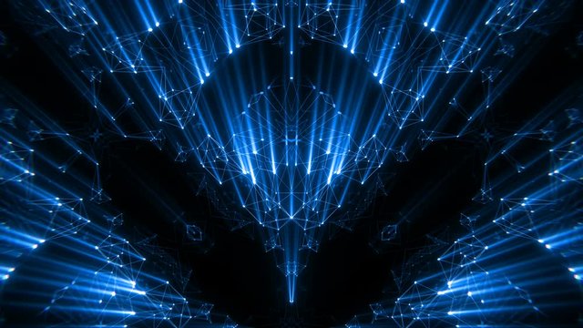 Seamless loop 3D abstract animation for your video backgrounds, concert visual performances, presentations, dance parties, music clips, video projection mapping, nightclubs, corporate events, fashion