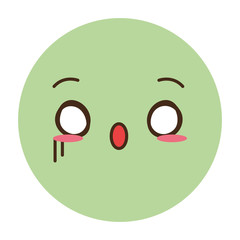 kawaii emoji cartoon face