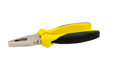 Sponge locksmith installation tool with rubberized pliers handles.