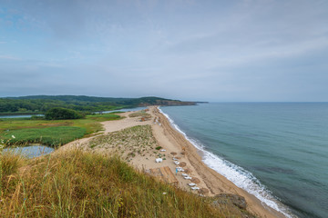 Veleka beach near the Sinemorets village.