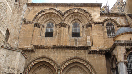 Orthodox Christians mark Good Friday in Jerusalem, a procession along the Via Dolorosa, celebrations at the Holy Sepulcre, Easter, Old City, Jerusalem, Israel