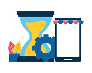mobile hourglass gear