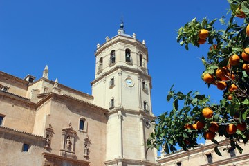 Fototapeta na wymiar Plaza de España, Lorca, Murcia.