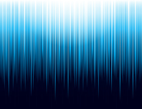 Background with blue glowing striped lines technology. Abstract background with vertical lines. Cover Design template for the presentation, brochure, web, banner, catalog, poster, magazine - Vector