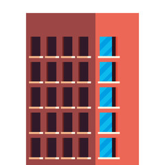 urban building construction icon