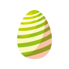 happy easter egg painted