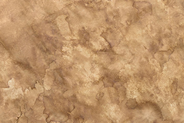 Obraz premium Stary poplamiony brązowy streszczenie teksturowane tło papieru