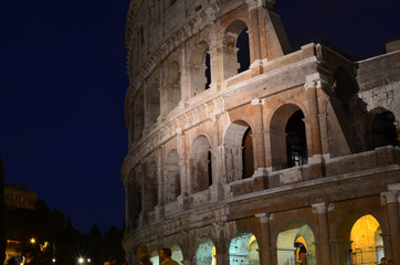 Fototapeta premium night time Colosseum