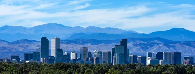 Fotobehang Skyline van Denver © fredb709