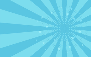 Swirling radial pattern stars background. Vortex starburst spiral twirl square. Helix rotation rays. Fun sun light beams. Vector illustration.