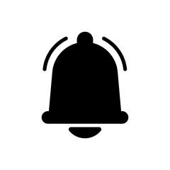Notifications bell icons set with bell and different elements. For incoming inbox message. Modern vector illustration, flat design.