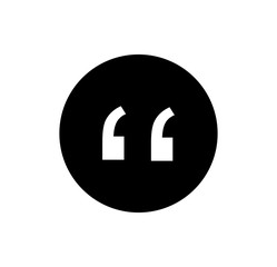 Quotes icon vector. Quotemarks outline, speech marks, inverted commas or talking marks collection. Vector line art illustration isolated on white background.