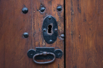 Old door lock