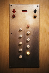 Old Elevator Buttons - 256085294