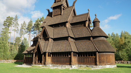 Wooden Gol Stave Church near Oslo, Norway. © Christopher