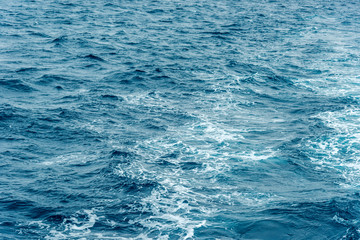 texture blue sea or ocean water full frame