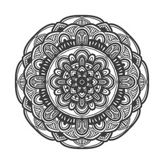 mandala flower illustration vector