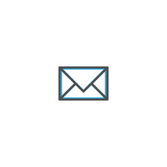 Envelope icon design. Stationery icon vector design