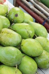 Mango fruit is delicious at street food