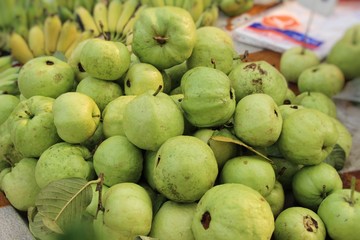 Guava fruit is delicious at street food