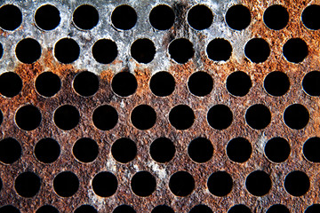 Metallic wire mesh texture