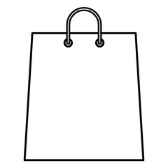 shopping bag isolated icon