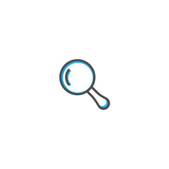 Magnifying glass icon design. Stationery icon vector design