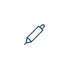 Pen icon design. Stationery icon vector design