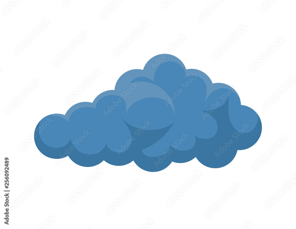 Poster cloud sky isolated icon