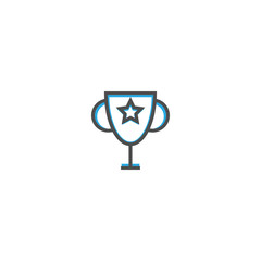 Trophy icon design. Stationery icon vector design