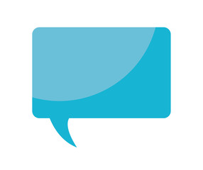 Naklejka premium speech bubble in rectangle shape