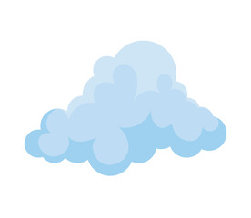 cloud sky isolated icon