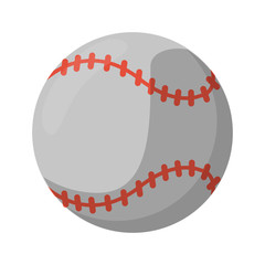 Baseball ball cartoon isolated