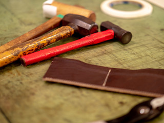 職人 道具 ハンドメイド 作業 行程 作業場 工場