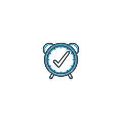 Modern and minimalist icon design. Management icon vector design