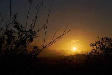 atardecer