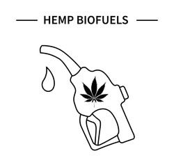 Obraz premium Template hemp icon 3